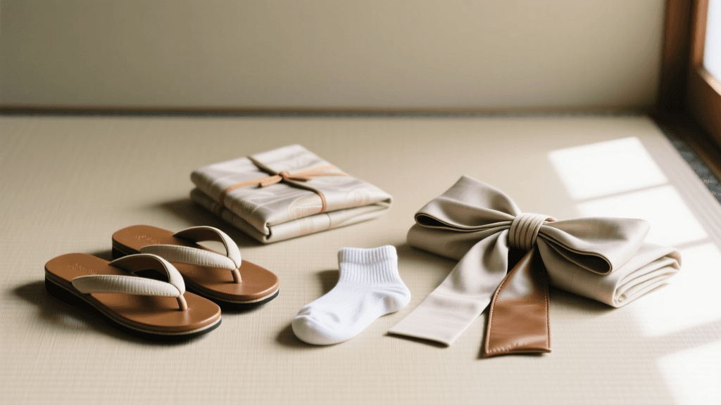 Kimono Accessories Guide: Zori, Tabi, and Obi Styling