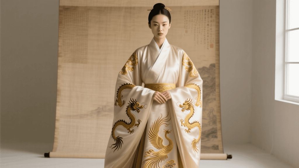Dressing the Divine: Mythological Motifs in Traditional Hanfu