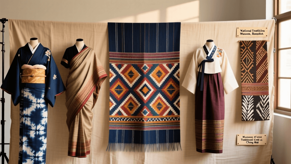 Thai Pha Nung Weaving Methods And Regional Motif Variations