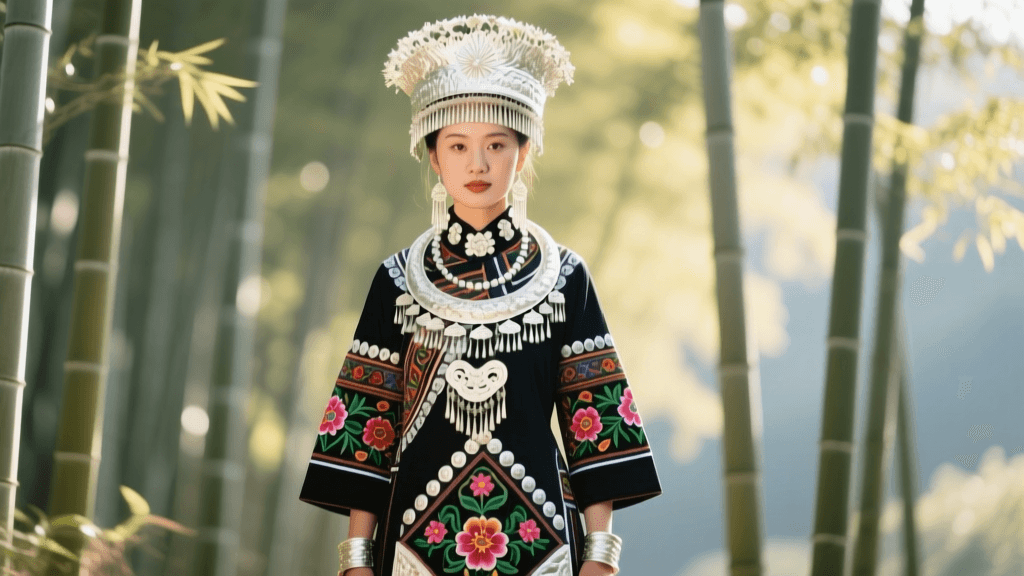Miao Minority Dress: Guide to Embroidery and Silverwork