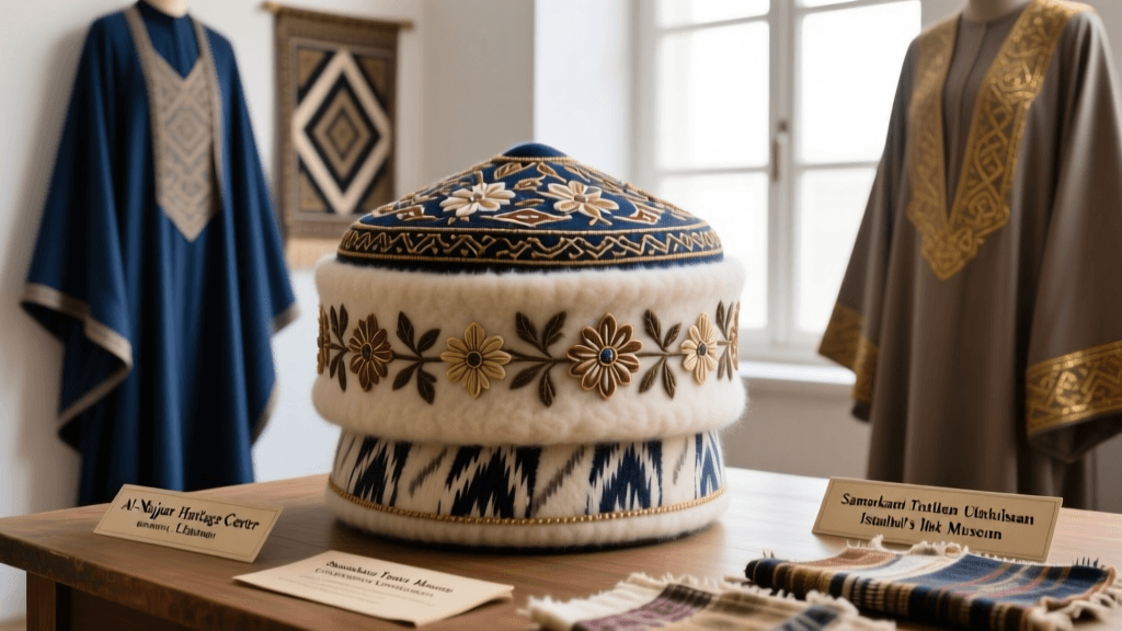 Lebanese Tarboush Felting And Embroidered Tarboosh Cover Techniques