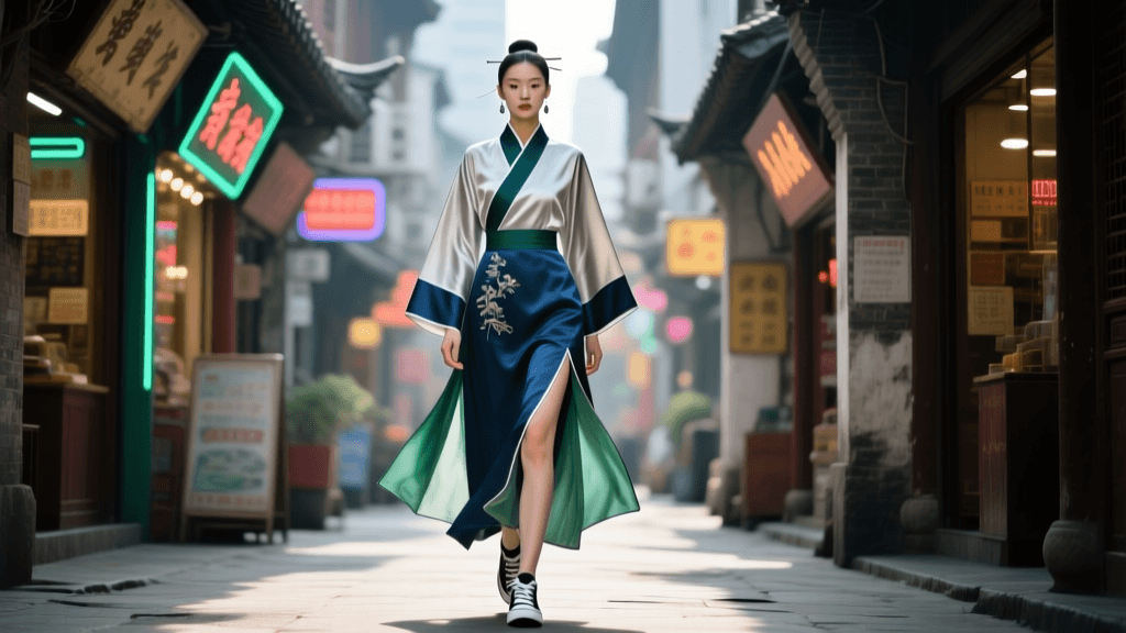 Douyin Street Style: Blending Hanfu with Modern Urban Fashion