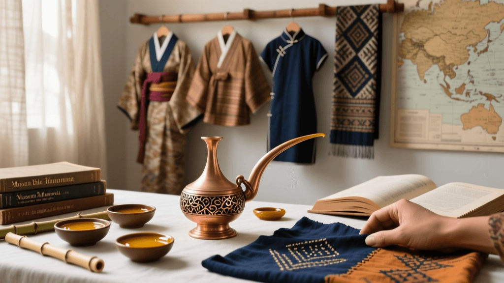 Indonesian Batik Canting Tools And Wax Resist Process