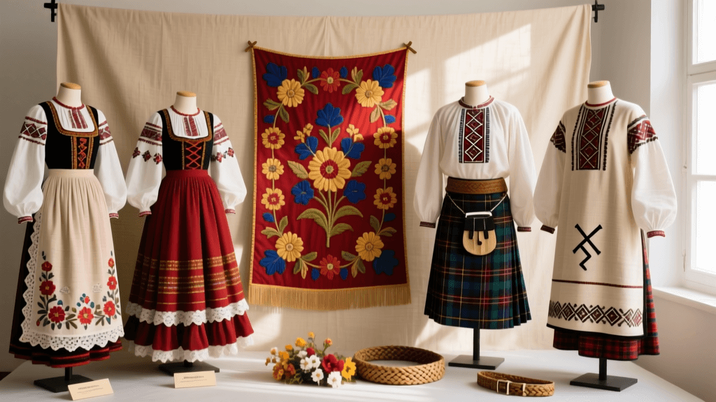 Portuguese Alentejo Embroidery Floral Motifs And Thread Counting