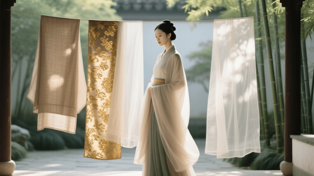 Hanfu Fabrics Guide: Linen, Brocade, Gauze & Organza