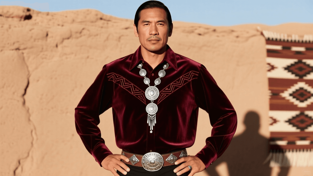Traditional Diné Velvet Shirts & Concho Belts 2026