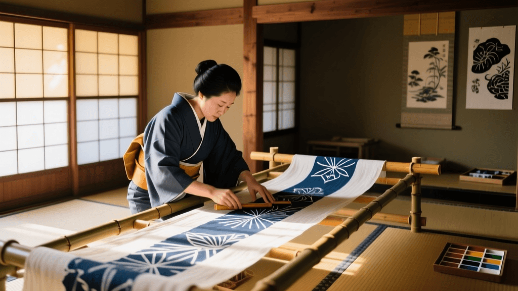 Mastering Kyo Yuzen: Inside Kyoto's Silk Dyeing Workshops