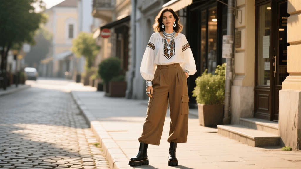 Styling the Romanian Ie Blouse for 2026 Streetwear