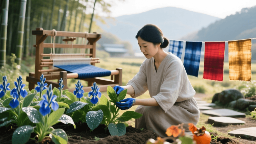 Sustainable Japanese Natural Dye Plants & Eco Methods 2026