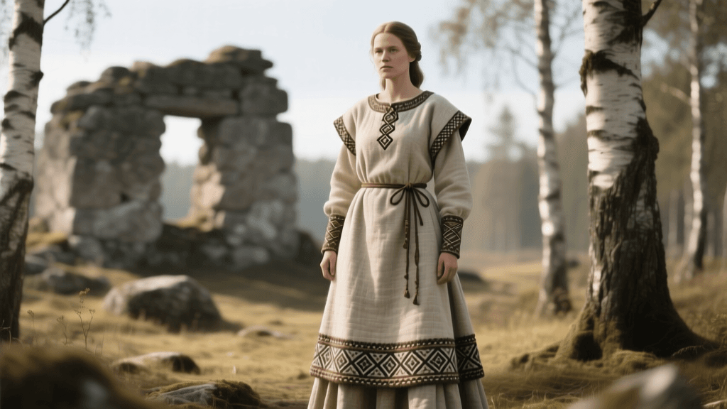Authentic Viking Smokkr Apron Dress Construction 2026