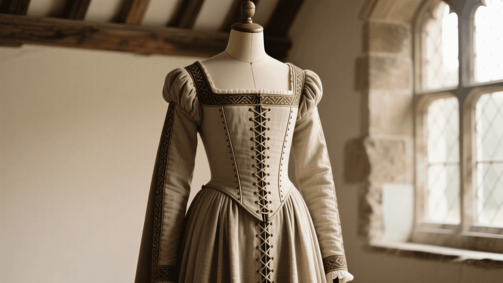 Authentic Tudor Kirtle Construction: 2026 Fabric & Boning Guide