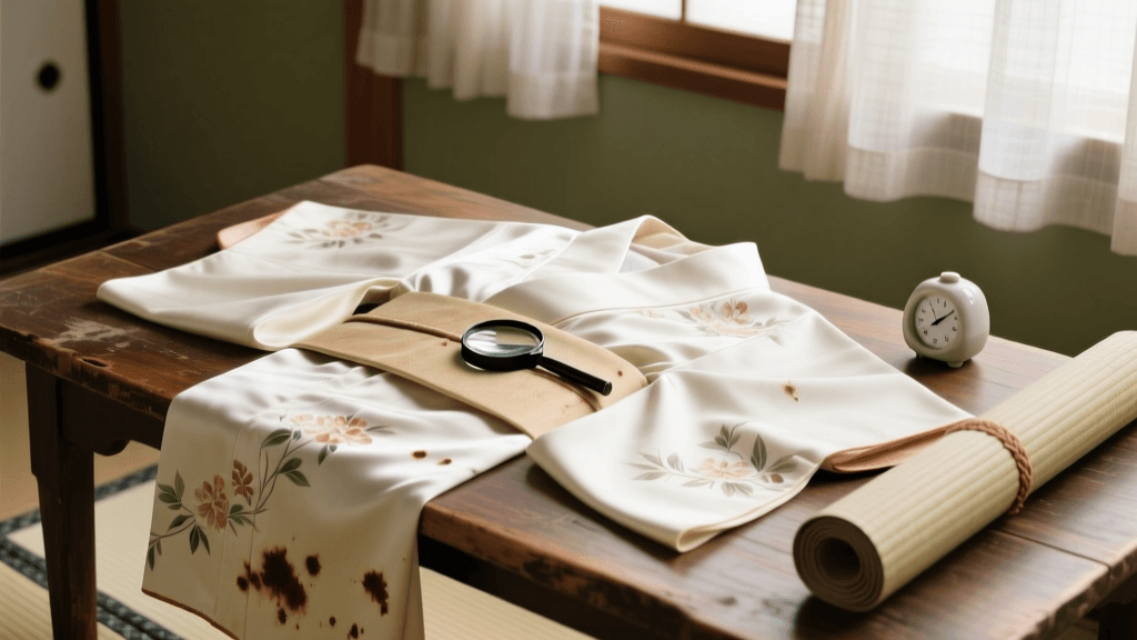 Vintage Silk Kimono Care 2026: Foxing Removal & Storage Guide