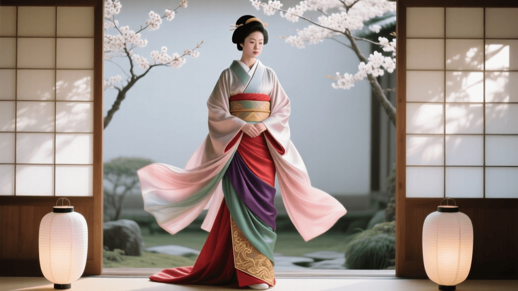 Heian Period Fashion: The Junihitoe and Japanese Court Dress