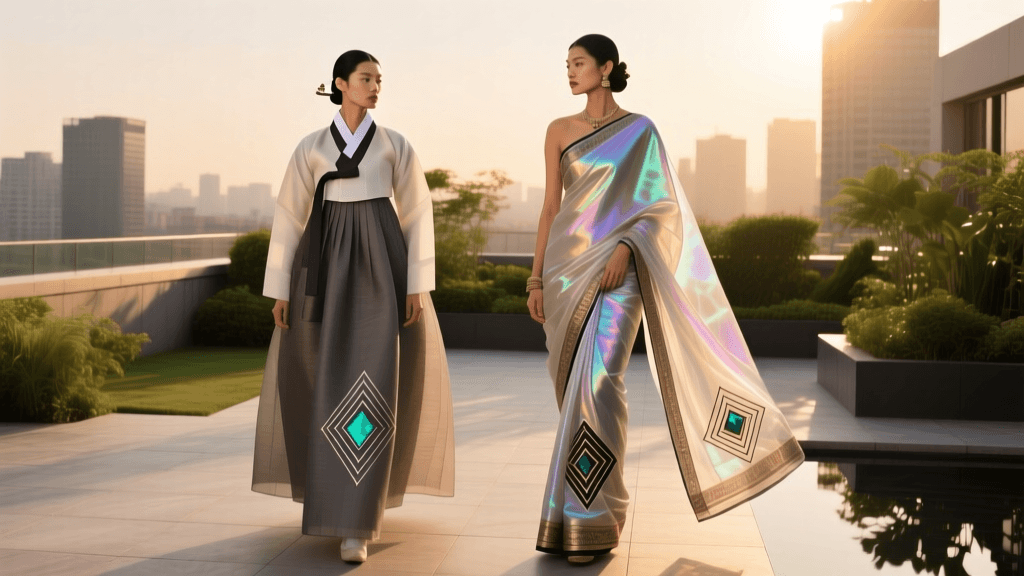 2026 Global Fashion Media: Hanbok And Sari Editorials