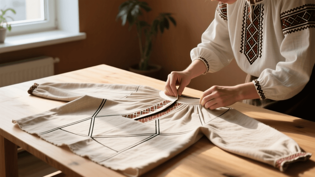 Traditional European Folk Shirt Zero-Waste Patterns 2026