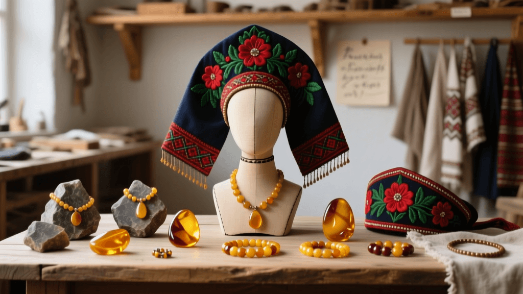 Baltic Amber Jewelry & Kokoshnik Headwear: 2026 Guide