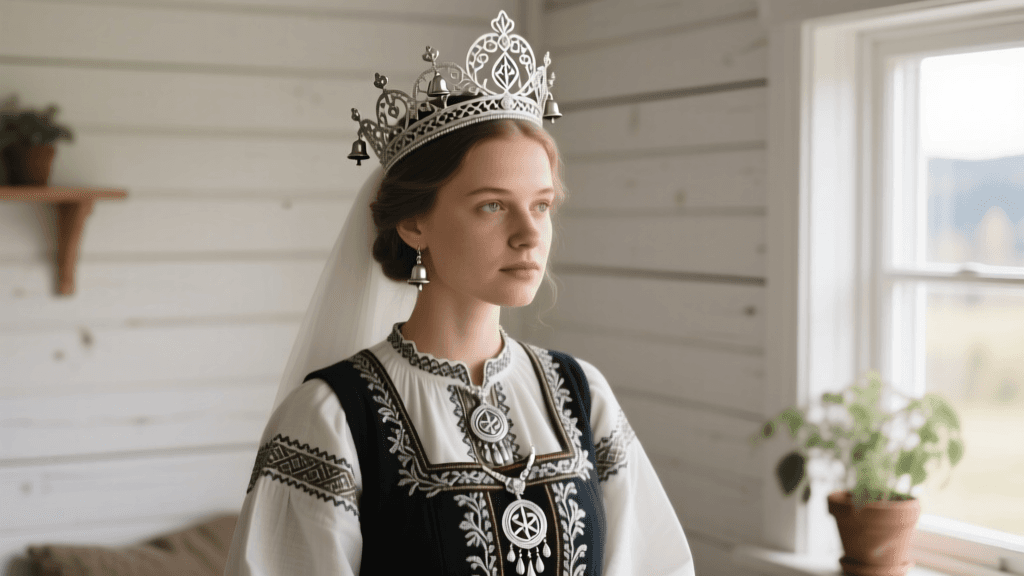 Norwegian Bunad Silver & Krone Headwear Guide 2026