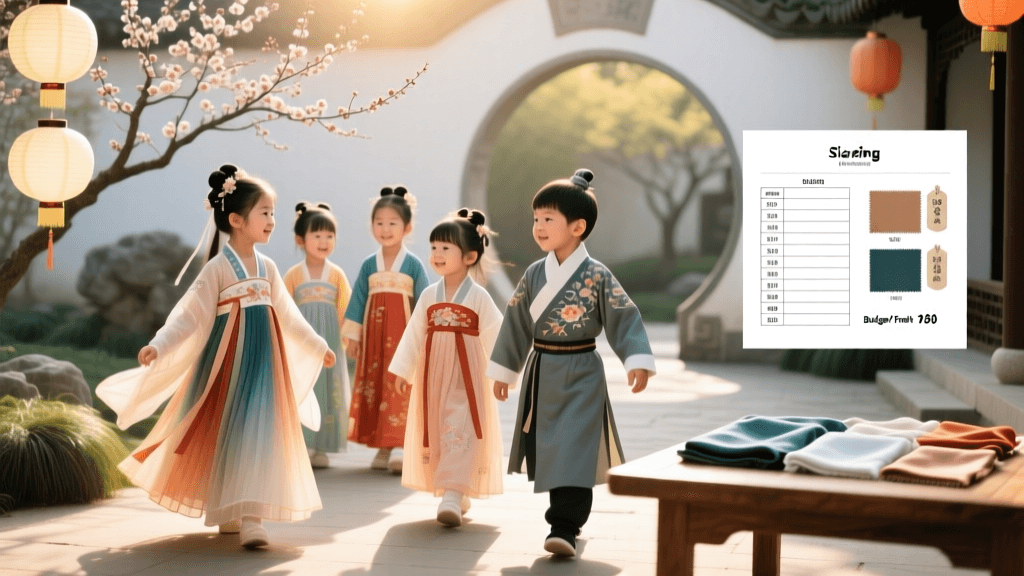 Children's Hanfu and Tang Suits: A Parent's Sizing Guide