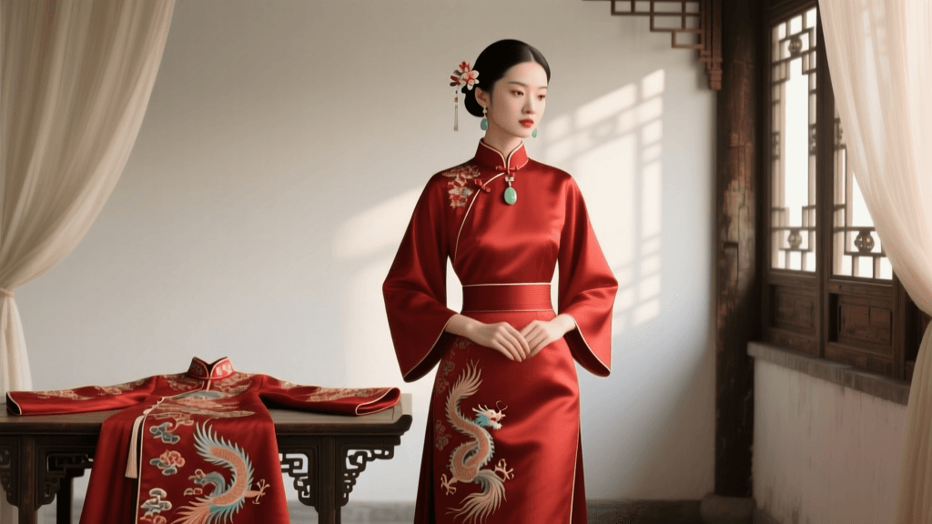 Traditional Chinese Wedding Attire: Qun Kua & Xiu He Fu Guide