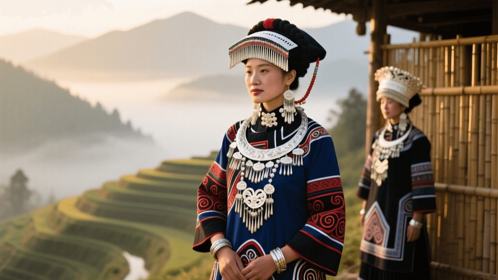 Guizhou Miao Traditional Dress: Silverwork & Embroidery Guide