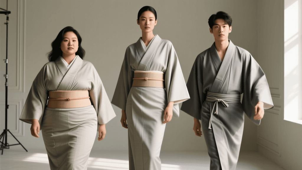 Inclusive Kimono Styling for Every Body Type and Gender