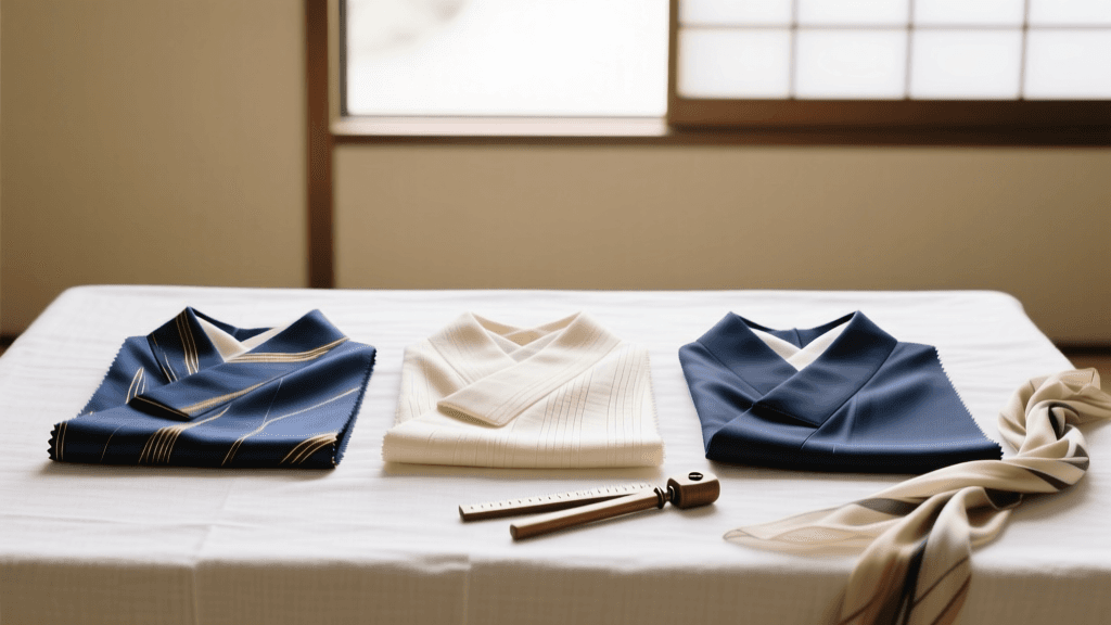 Decoding Kimono Fabrics: Silk, Cotton, and Synthetics Guide