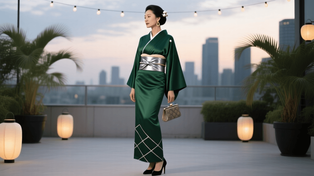 Modern Kimono Styling for Evening Galas and Cocktail Events