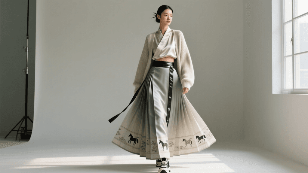 Modern Mamianqun: Styling the Hanfu Horse-Face Skirt Daily