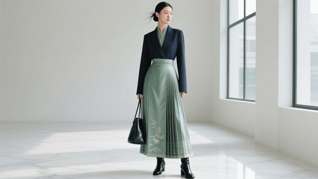 Neo-Hanfu Fusion: Styling the Mamianqun for Modern Wardrobes