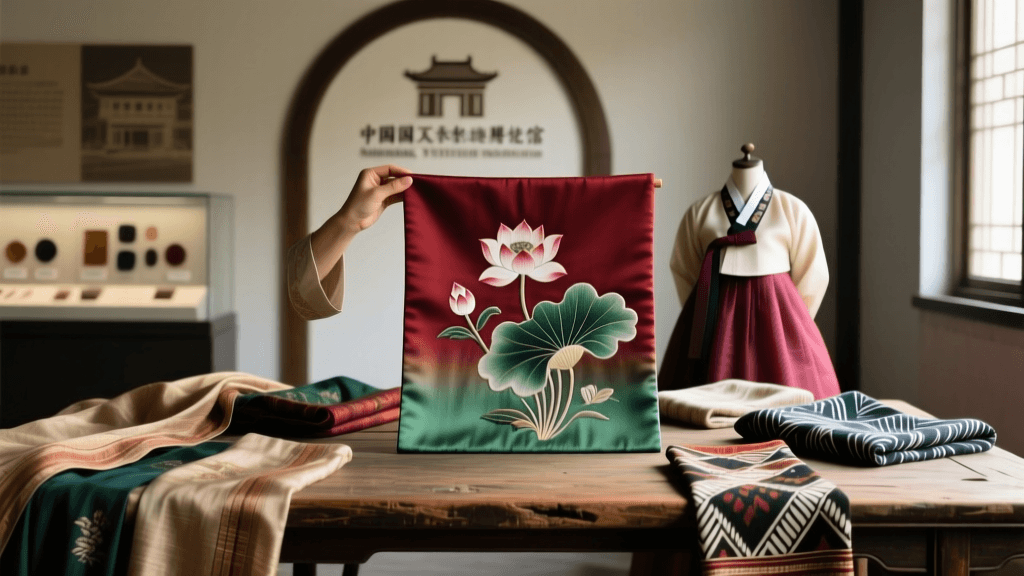 Silk Dyeing Methods In Chinese Shu Xiu Embroidery