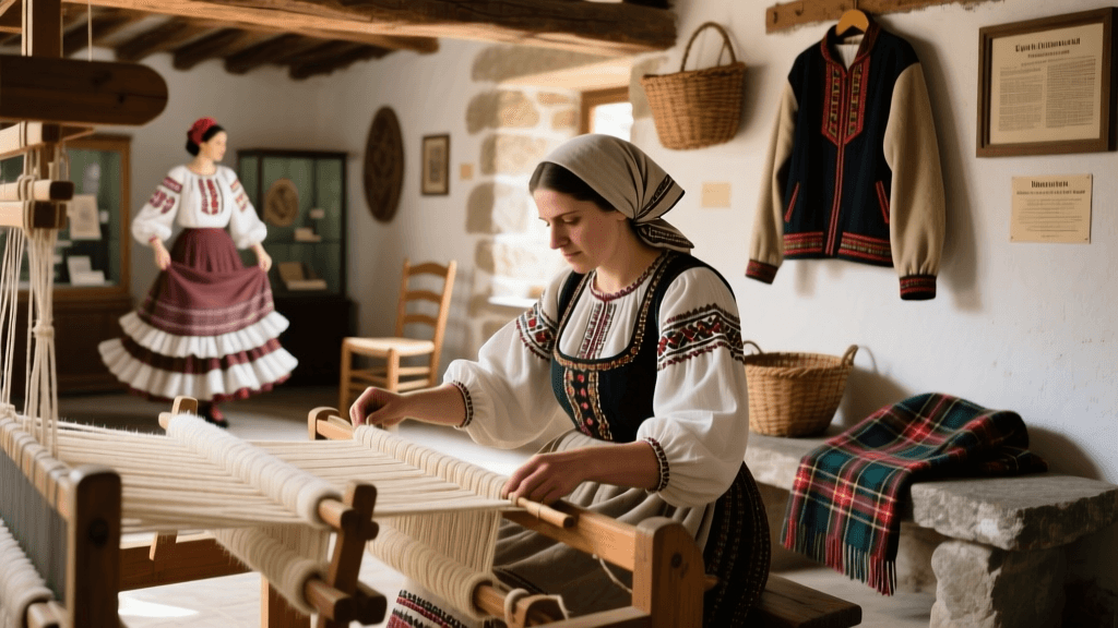 Basque Vestido Traditional Wool Carding And Loom Warping Guide