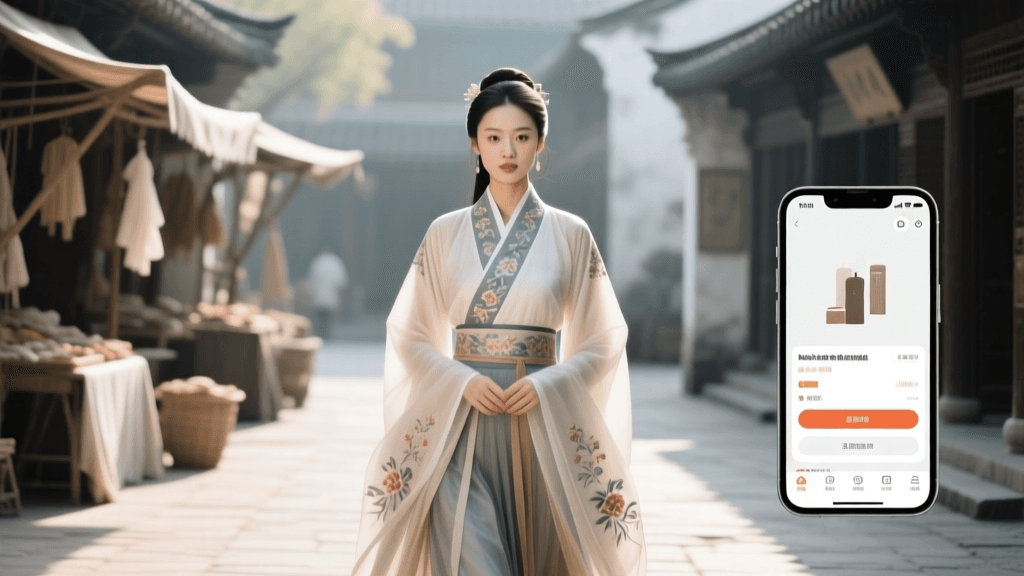 From Silk Markets to Screens: The Evolution of Buying Hanfu