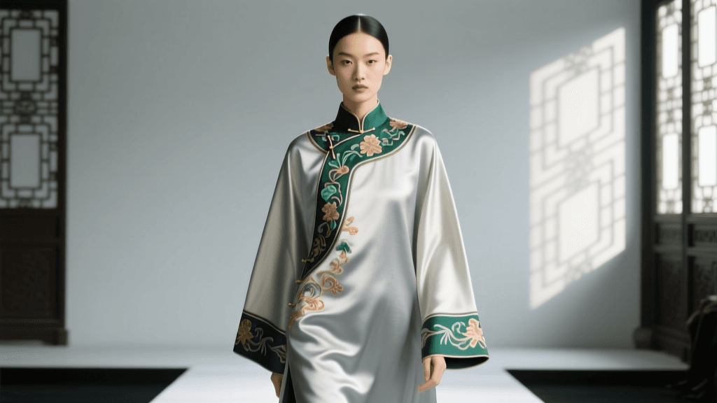 Chinese Couture on the Runway: Heritage Silhouettes and Sourcing