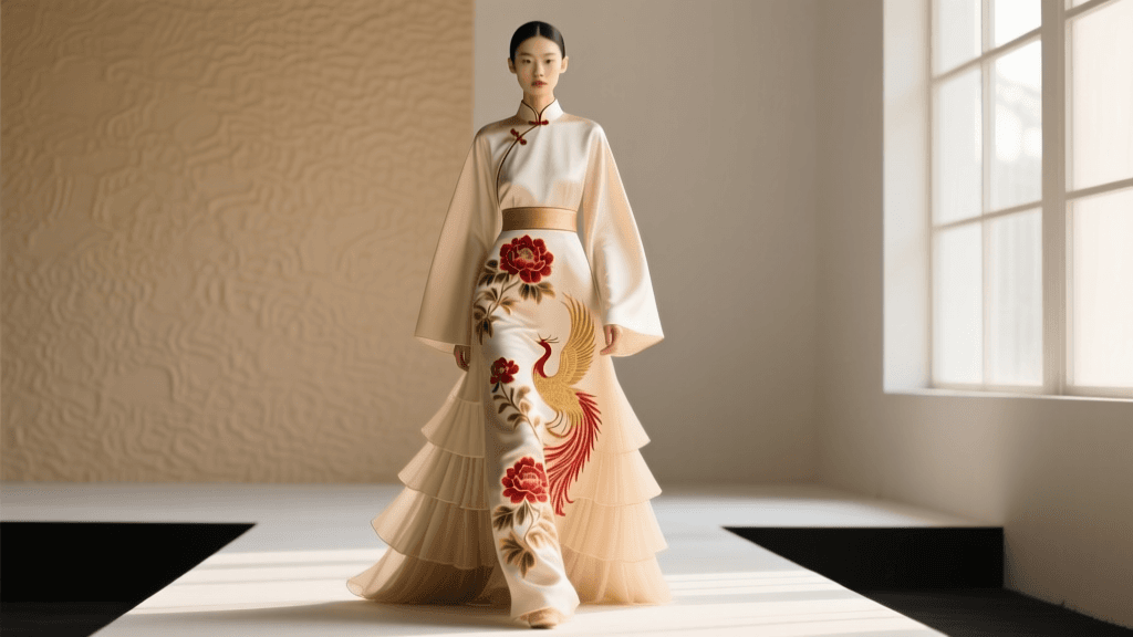Chinese Couture: Traditional Silk and Embroidery on Global Runways