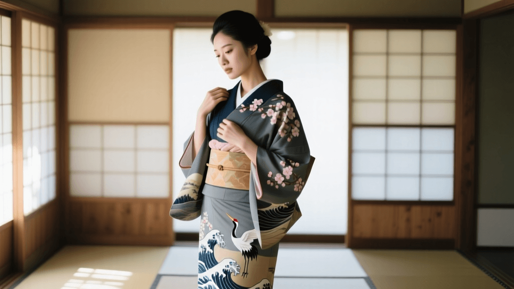 Decoding Kimono Motifs in Ukiyo-e Woodblock Prints