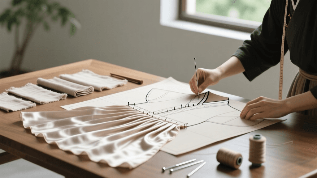 DIY Hanfu Sewing: Pattern Drafting and Fabric Selection