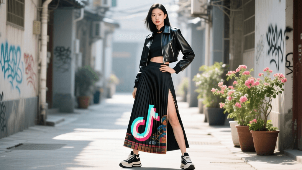 Douyin Street Style: How to Wear the Viral Mamianqun Skirt