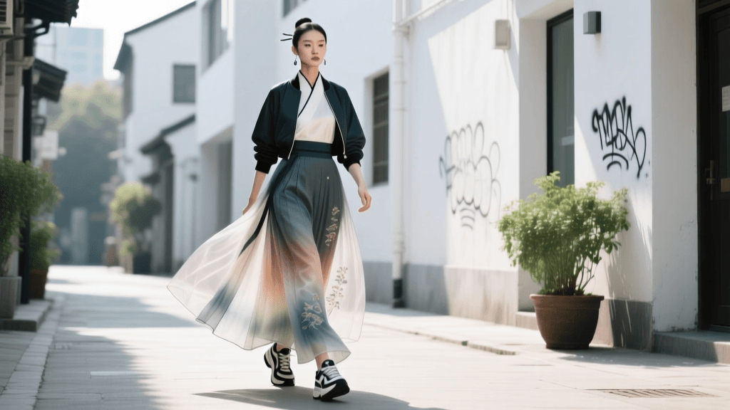Douyin Street Fashion: Styling Mamianqun for Modern Wear