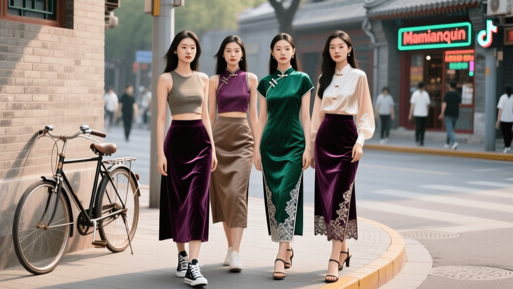Douyin Street Style: Styling the Viral Mamianqun Skirt