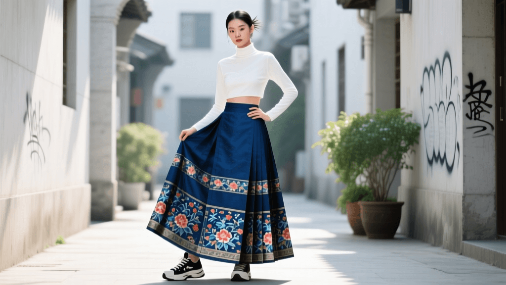 Douyin Street Style: How To Style The Mamianqun Skirt