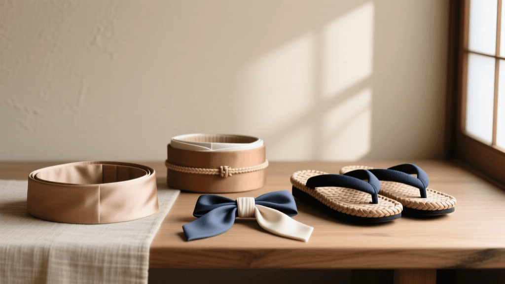 Essential Kimono Accessories: A Guide to Obi and Zori