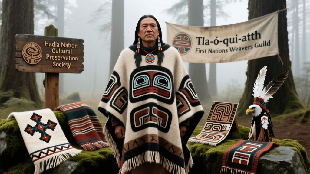 Haida Chiefs Blanket Chinook Weaving And Wool Felting Techniques