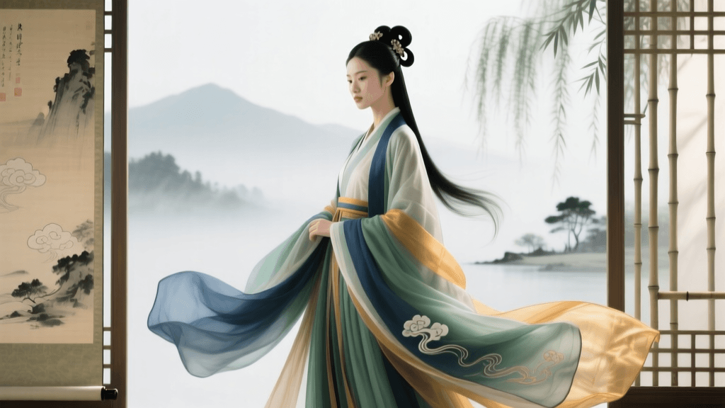 Decoding Hanfu Styles in Classic Chinese Scroll Art
