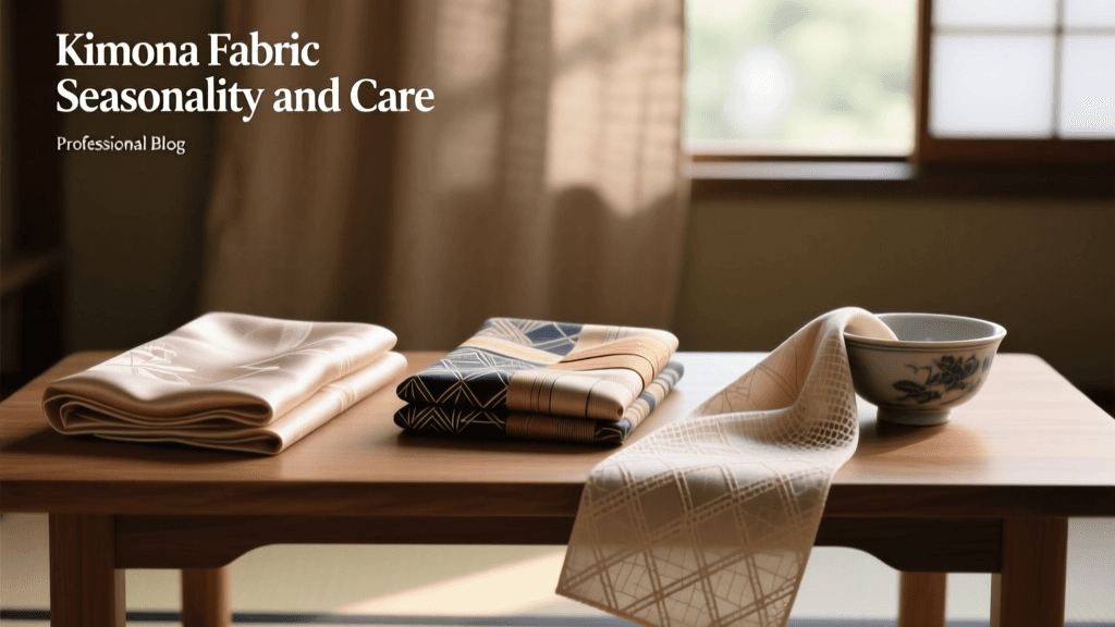 Kimono Fabric Seasonality and the Annual Care Calendar