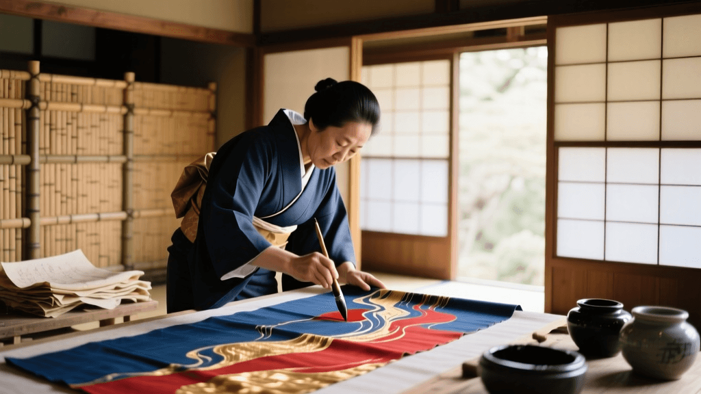 Discover Kyoto Yuzen Dyeing: Artisan Kimono Workshops
