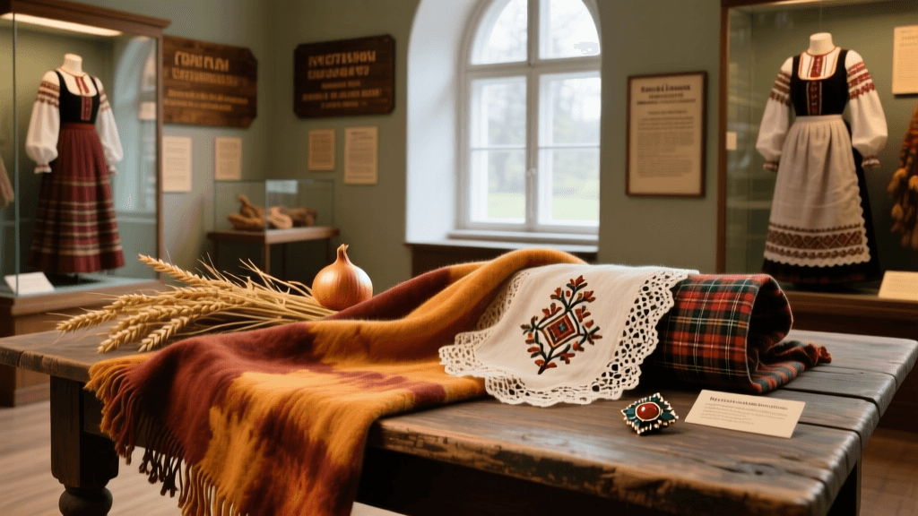 Latvian Vilna Wool Dyeing With Onion Skin And Rye Straw Pigments