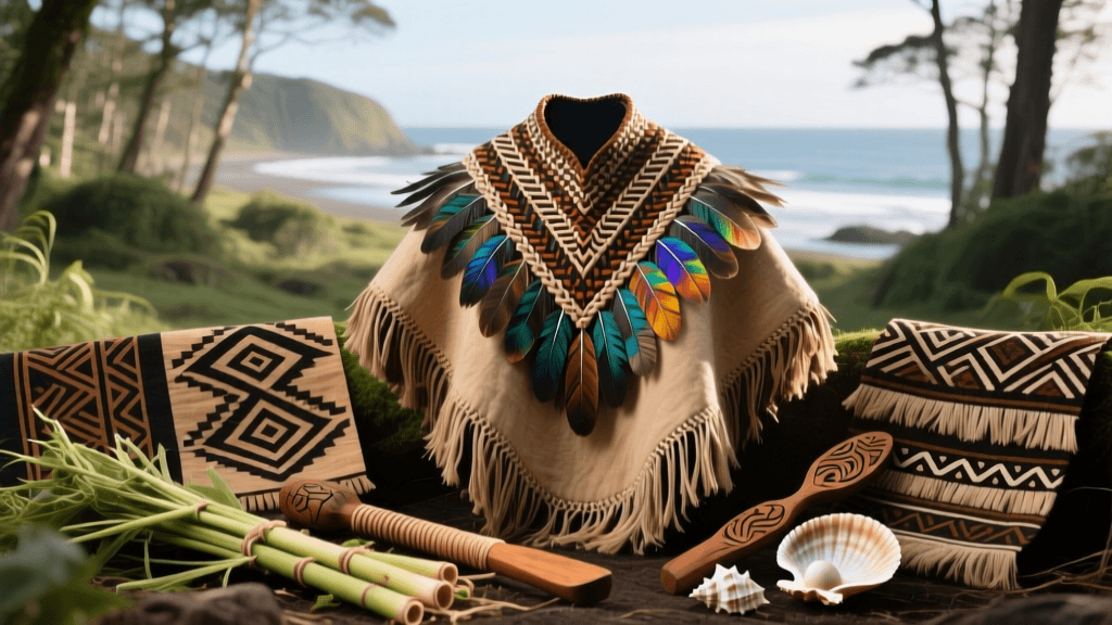Maori Korowai Feather Weaving And Flax Preparation Methods