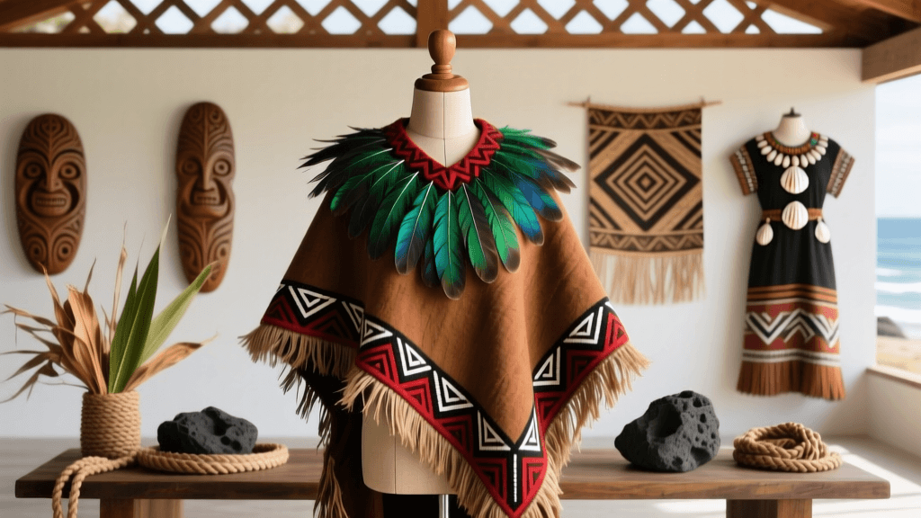 Maori Korowai Feather Weaving And Taniko Border Patterns