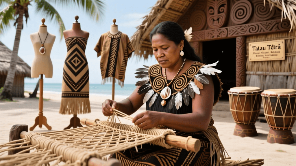 Papua New Guinea Bilum Net Bag Weaving And Tribal Identification Systems