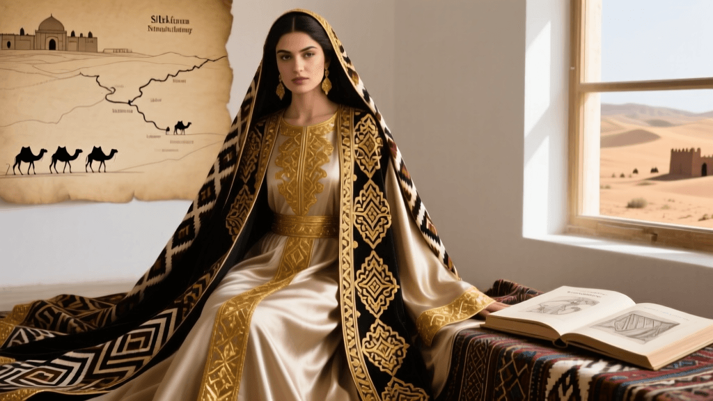 Persian Termeh Weaving Techniques And Gold Thread Inlay Process